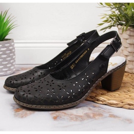 Rieker W RKR531 sandales ajourées noir 2