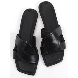 Claquettes à semelle carrée Nitya Noir le noir 4