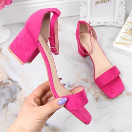 Sandales sur le poteau de Vinceza W JAN107C rose 1