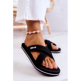 Chaussons mousse femme Big Star JJ274A338 Noir 2
