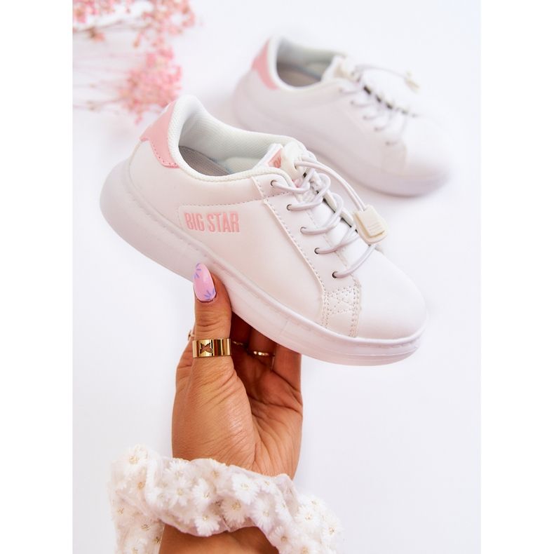 Chaussures de sport enfant Big Star JJ374068 Blanc et Rose 1