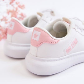 Chaussures de sport enfant Big Star JJ374068 Blanc et Rose 2