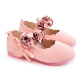Vinceza Ballerines Enfant Avec Velcro Rose Fleurs Caitlin 2 Vinceza Ballerines Enfant Avec Velcro Rose Fleurs Caitlin 2
