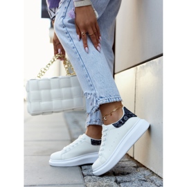 FE1 Chaussures de Sport Classiques Femme Noir et Blanc Meleris 1