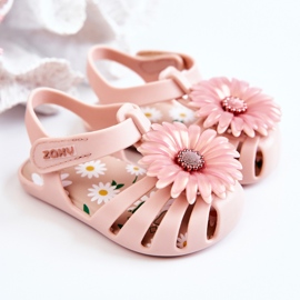 Sandales Enfant Avec Velcro Parfumées ZAXY JJ385032 Rose clair 2