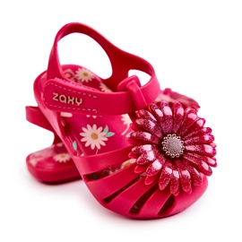 Sandales Enfant Avec Velcro Parfumées ZAXY JJ385030 Rose foncé 1