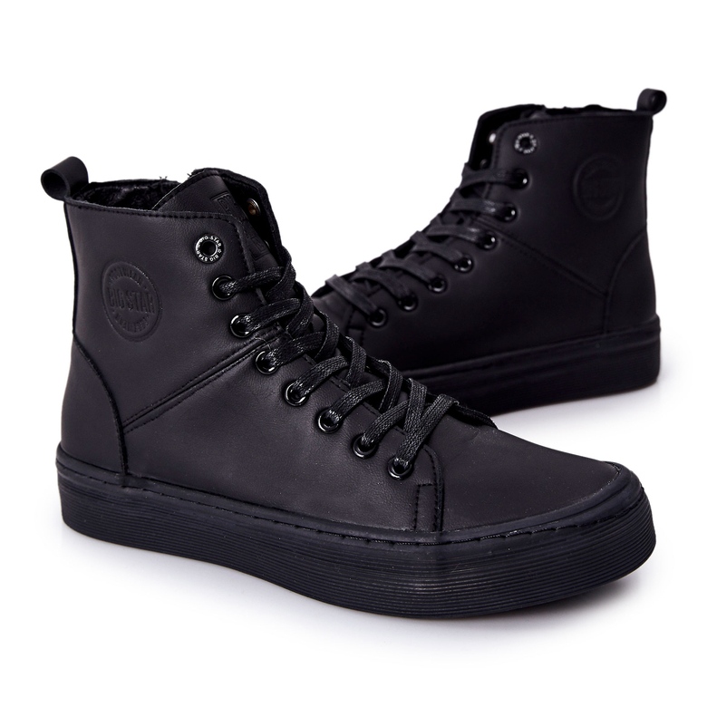 Baskets Montantes Homme Big Star II174048 Noir 2