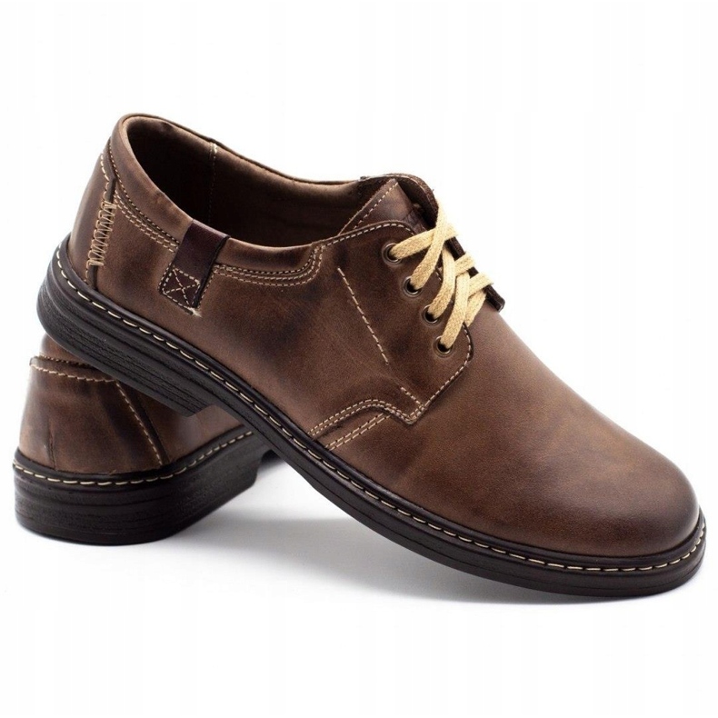 Joker Chaussures homme en cuir 415 marron brun 3
