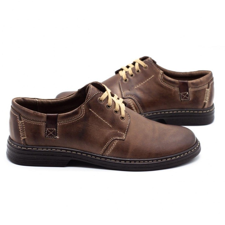 Joker Chaussures homme en cuir 415 marron brun 4