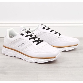 Chaussures de sport décontractées Bugatti M JJ153186 blanc blanche 1 Chaussures de sport décontractées Bugatti M JJ153186 blanc blanche 1