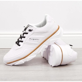 Chaussures de sport décontractées Bugatti M JJ153186 blanc blanche 2 Chaussures de sport décontractées Bugatti M JJ153186 blanc blanche 2