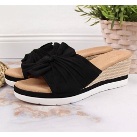 Chaussons compensés Potocki W WOL71A noir le noir 2