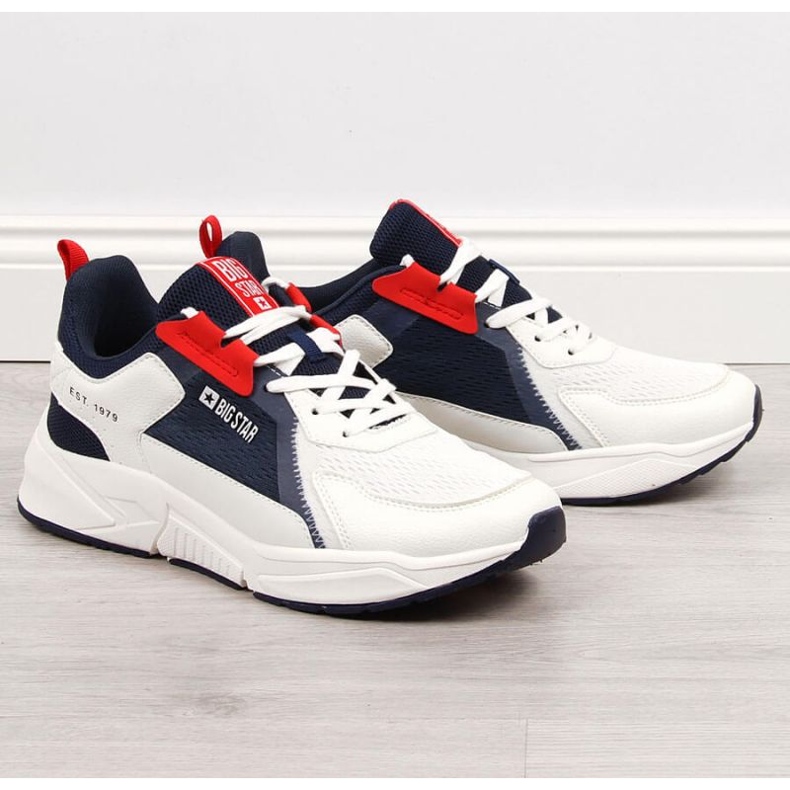 Big Star M JJ174399 chaussures de sport blanches 1 Big Star M JJ174399 chaussures de sport blanches 1