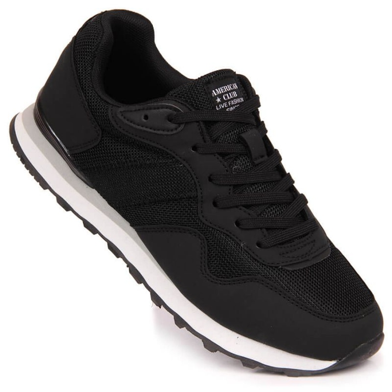 American Club W AM877A chaussures de sport noires 1