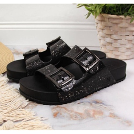 Chaussons de plage caoutchouc Zaxy W INT1705 noir le noir 2