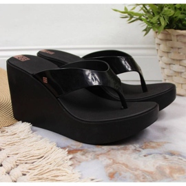 Zaxy W INT1710A chaussons en caoutchouc noir le noir 2