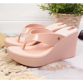Chaussons caoutchouc Zaxy W INT1710B rose poudré 2