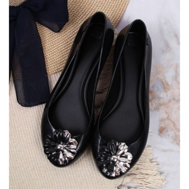 Ballerines Meliski avec fleur Zaxy W INT1712 noir le noir 3