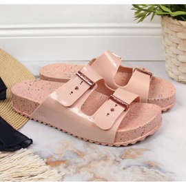 Chaussons de plage caoutchouc Zaxy W INT1713 rose poudré 2