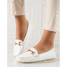 TRENDI Mocassins blancs blanche 1