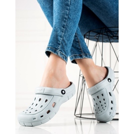TRENDI Chaussons Gris Clair 1 TRENDI Chaussons Gris Clair 1