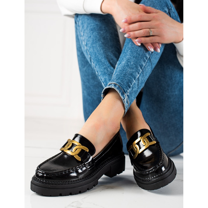 Mode mocassins La.Fi noir 2