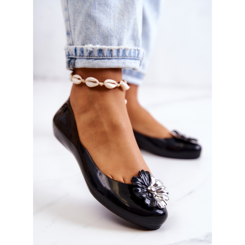 Ballerines Femme Caoutchouc Parfumé ZAXY JJ285048 Noir 2