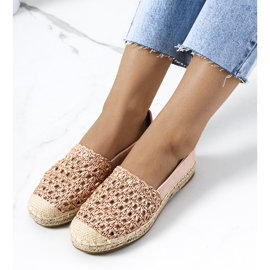 Espadrilles roses Kiomi 1