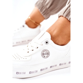 Baskets en cuir On The Big Star II274075 Platform Blanc blanche 1