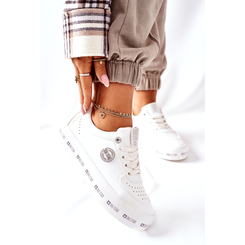 Baskets en cuir On The Big Star II274075 Platform Blanc 2