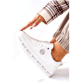 Baskets en cuir On The Big Star II274075 Platform Blanc 4