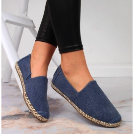 Espadrilles Big Star W JJ274902 bleu bleu marine 2