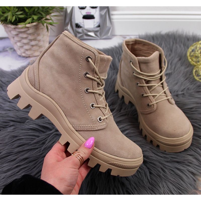 Baskets en cuir Filippo W PAW325A beiges 1