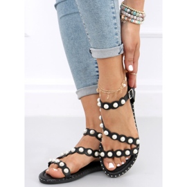 Sandales à perles Zarina Noir le noir 2