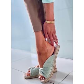 Espadrilles Teit vertes 1