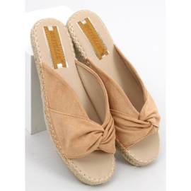 Espadrilles Teit Camel brun 5