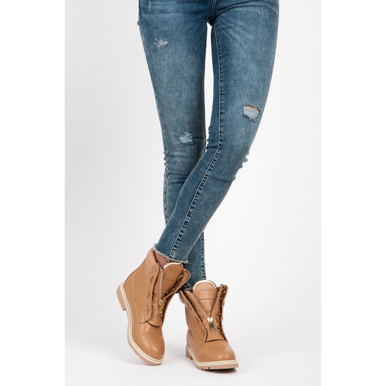 Vices Trappeurs élégants sur un curseur brun 2