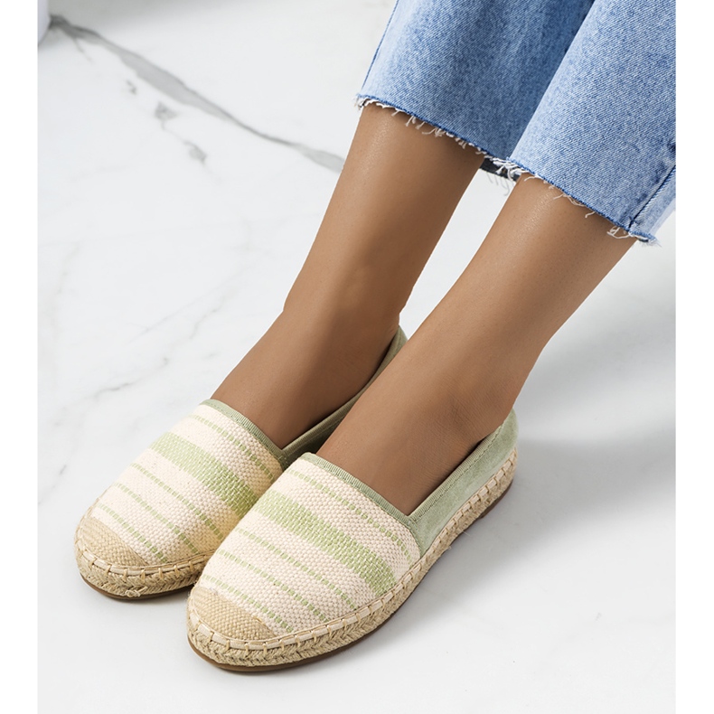 Espadrilles Juulke vertes 1