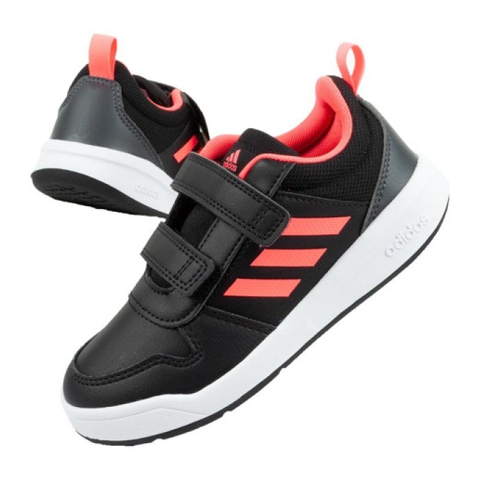 Chaussures Adidas Tensaur Jr GW9068 noir rose 1