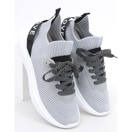 Otino Silvery chaussettes chaussures de sport gris 1 Otino Silvery chaussettes chaussures de sport gris 1