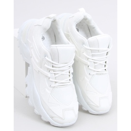 Chaussures de sport femme Sana Bianco blanche 1