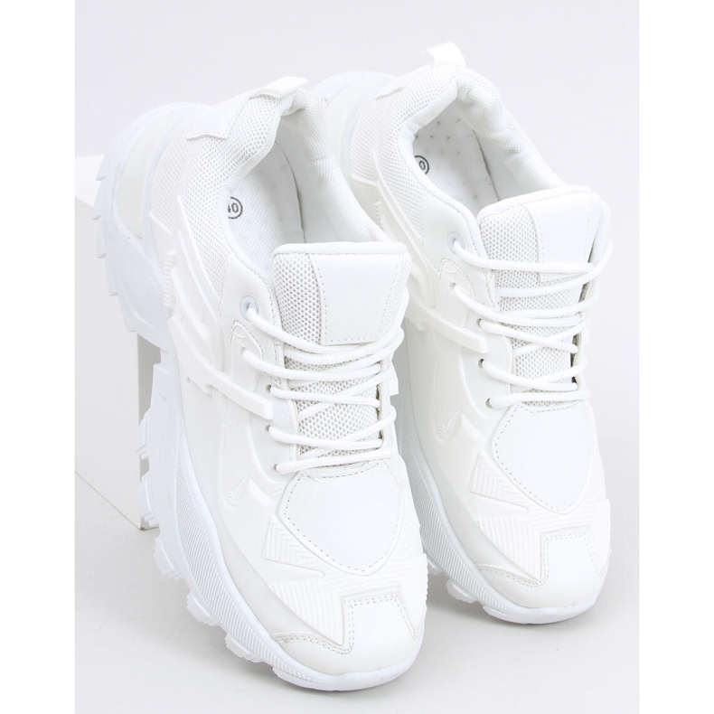 Chaussures de sport femme Sana Bianco blanche 1
