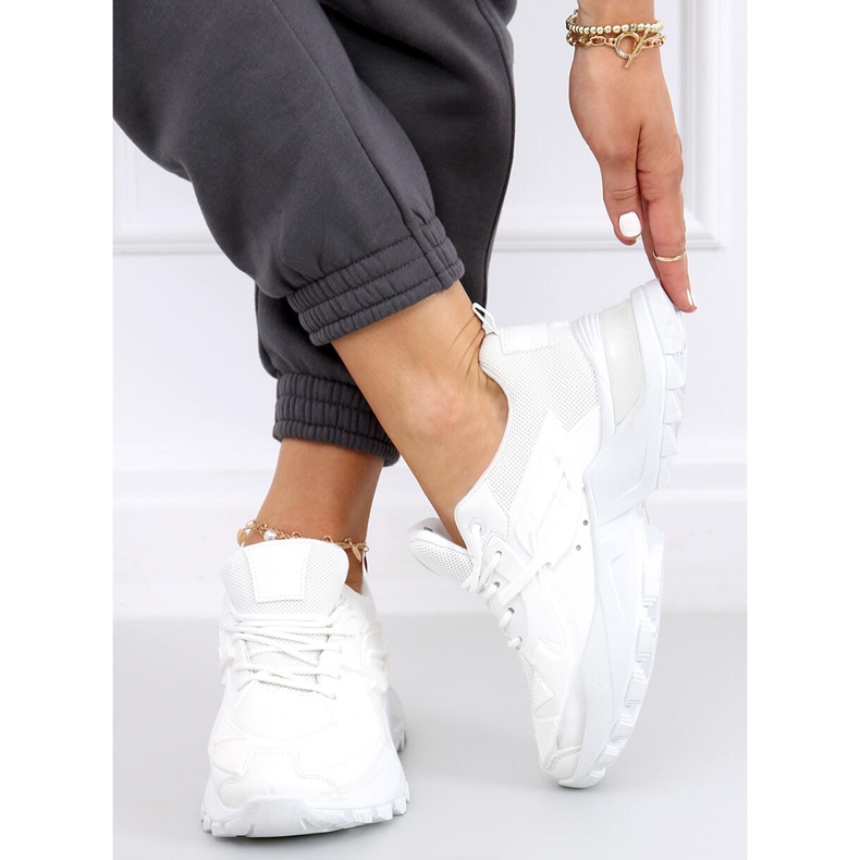 Chaussures de sport femme Sana Bianco blanche 2