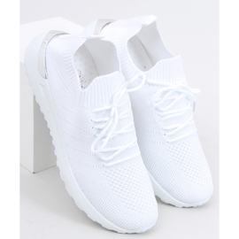 Chaussettes Bello White chaussures de sport blanc 1