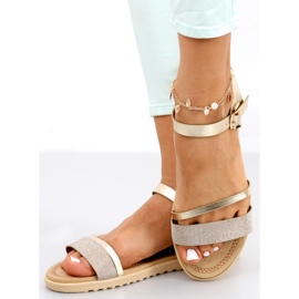 Sandales femme Tenda Gold d'or 2 Sandales femme Tenda Gold d'or 2