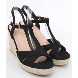 Sandales espadrilles sur le coin Basam Noir le noir 4
