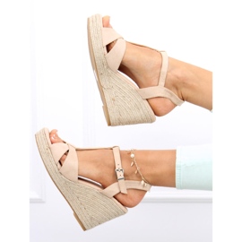 Sandales espadrilles sur le coin Basam Beige 1 Sandales espadrilles sur le coin Basam Beige 1