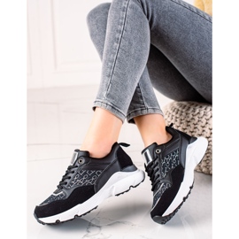 Renda Baskets élégantes le noir 1