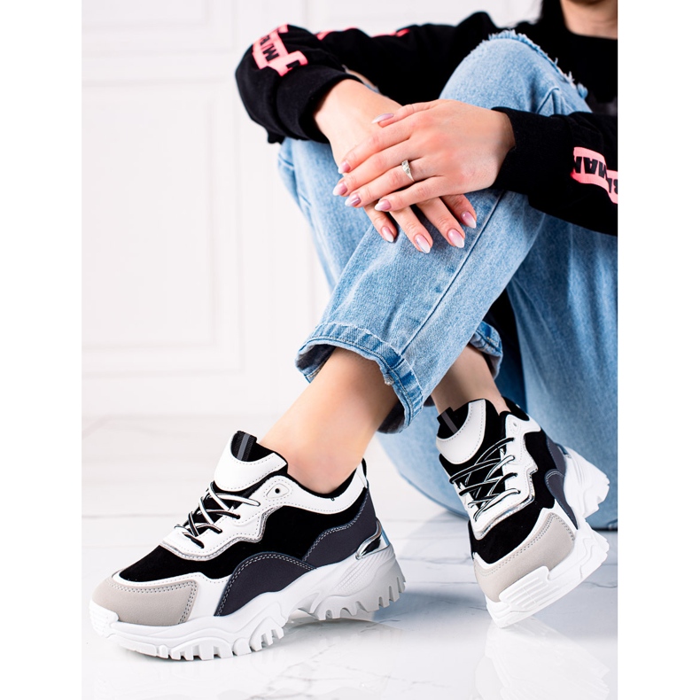 TRENDI Baskets à la mode multicolore 2