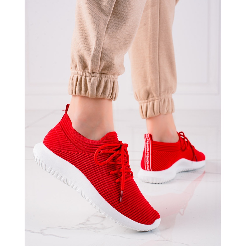 TRENDI Baskets de sport légères rouge 1